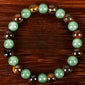 Lucky Obsidian Bracelet Tiger Jade