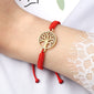 Red String Life Tree Bracelet