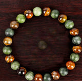 Lucky Obsidian Bracelet Tiger Jade