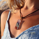 Geometric Healing Chakra Necklace