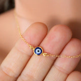 Golden Chain Evil Eye Necklace