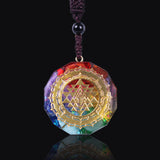 Sri Yantra Lucky Orgonite Necklace