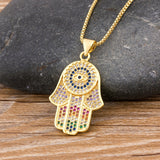 Golden Evil Eye Necklace