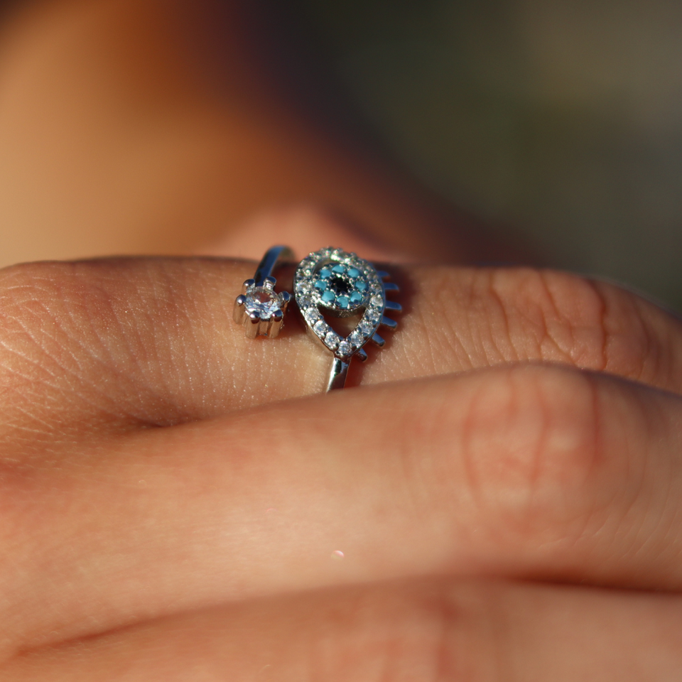 Classical Evil Eye Ring