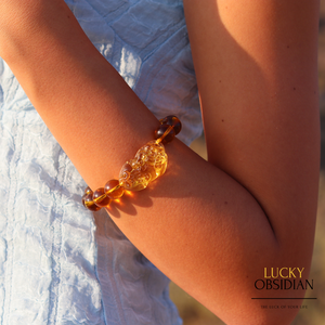 Citrine Pi-Xiu Bracelet