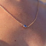 Golden Chain Evil Eye Necklace