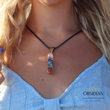 Geometric Healing Chakra Necklace