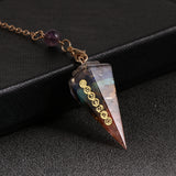 Healing Pendulum Chakra Necklace