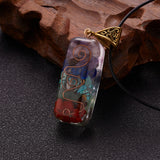 Geometric Healing Chakra Necklace