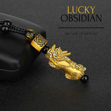 Limited Edition Lucky Pi-Xiu Necklace Lucky Obsidian Limited Edition Lucky Pi-Xiu Necklace.