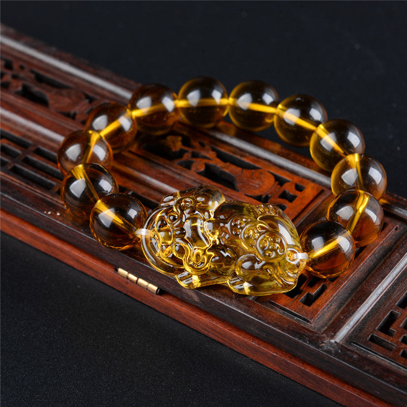 Citrine Pi-Xiu Bracelet